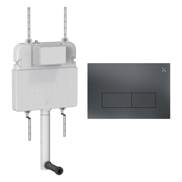 MPRO Stainless Steel Concealed Cistern Set 2