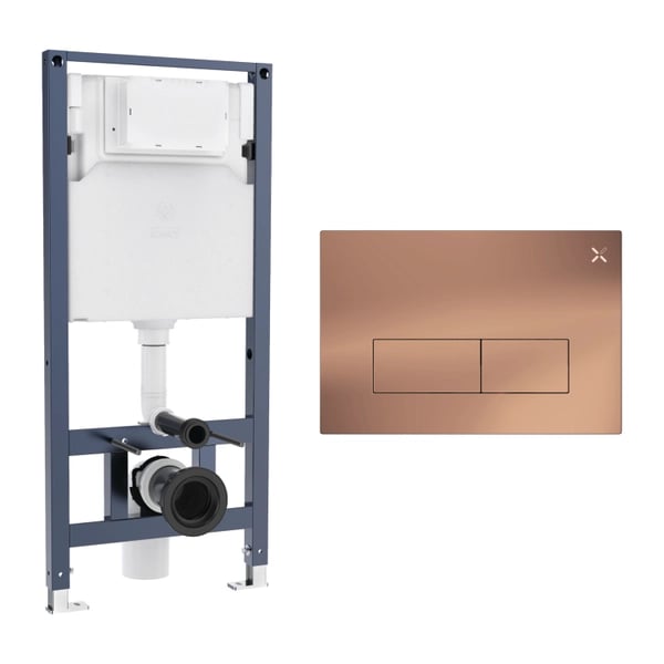 MPRO SS Concealed Cistern Frame Set 3
