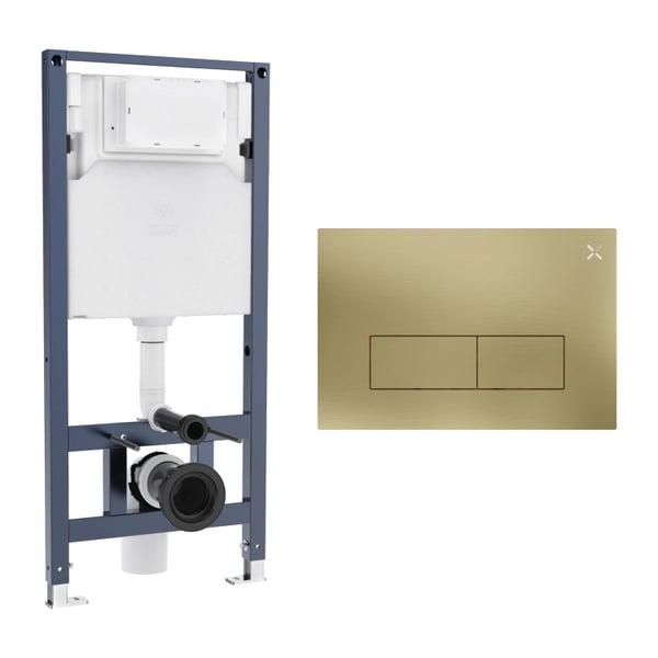 MPRO SS Concealed Cistern Frame Set 3
