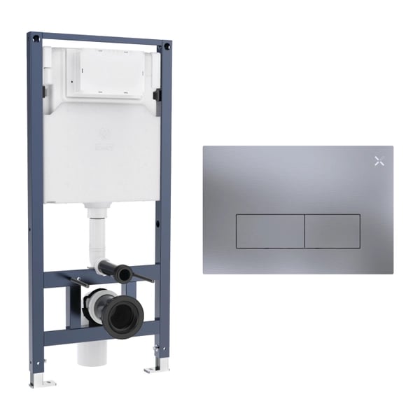 MPRO SS Concealed Cistern Frame Set 3