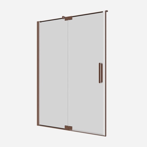 Optix 10 Pivot Shower Door with Inline