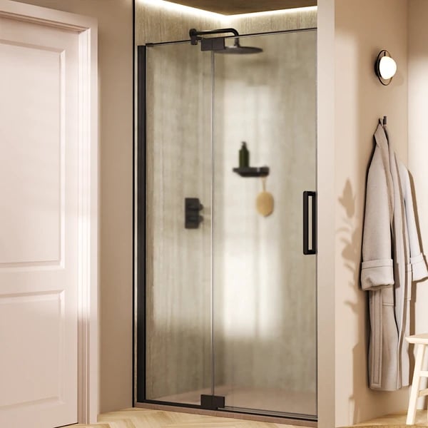 Optix 10 Pivot Shower Door with Inline