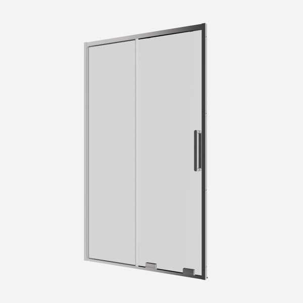 Optix 10 Sliding Shower Door in Chrome