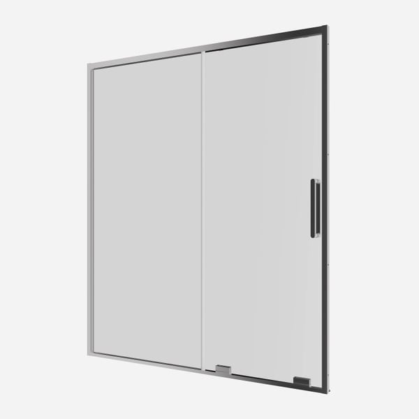 Optix 10 Sliding Shower Door with Side Panel