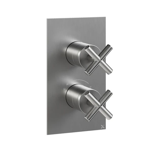 MPRO Crosshead Thermostatic 1 Outlet Shower Valve & Trimset