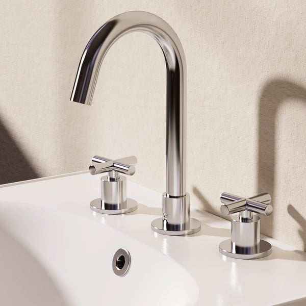 MPRO Crosshead 3 Hole Basin Tap