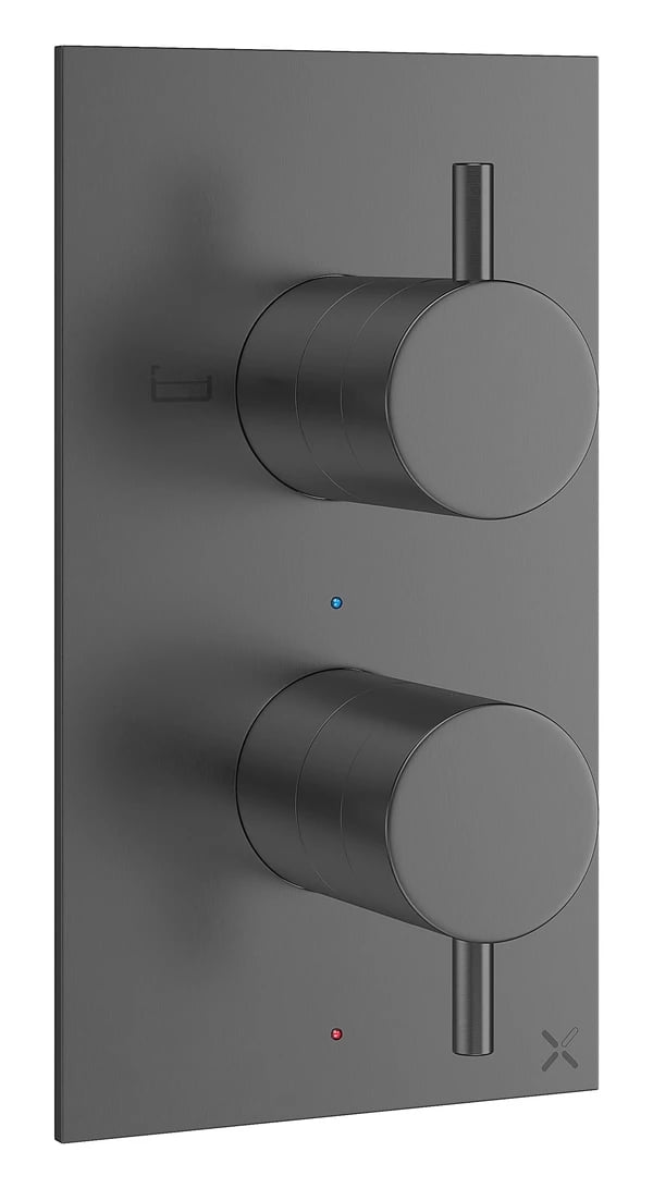 MPRO Thermostatic 1 Outlet 2 Handle Shower Valve & Trimset