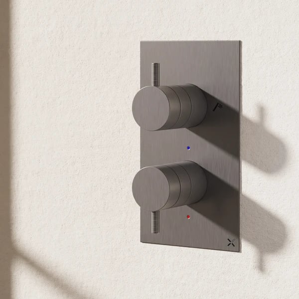 MPRO 2 Outlet 2 Handle Thermostatic Shower Valve