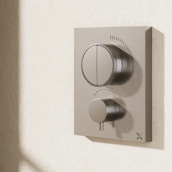 Crossbox MPRO 2 Outlet Push Shower Valve