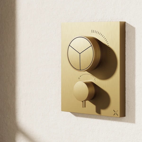 Crossbox MPRO Push Shower Valve