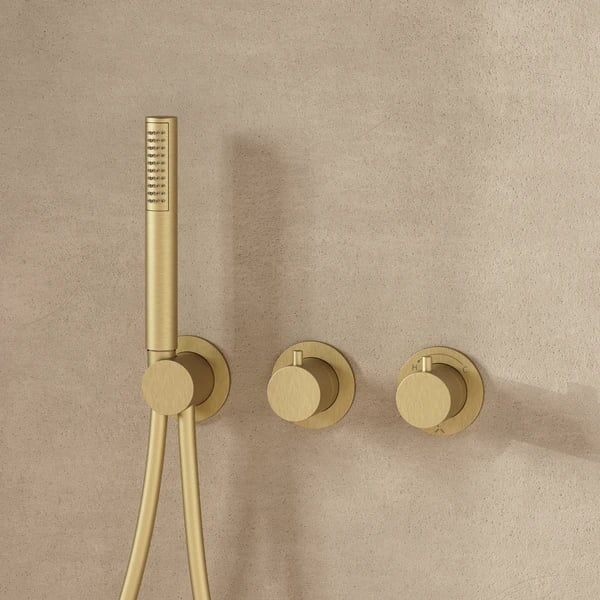 Module MPRO 3 Outlet Shower Valve, Trimset & Handset