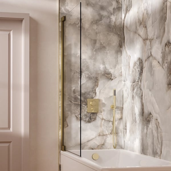 Crossbox Push Shower Set 3 with Handset & Bath Filler