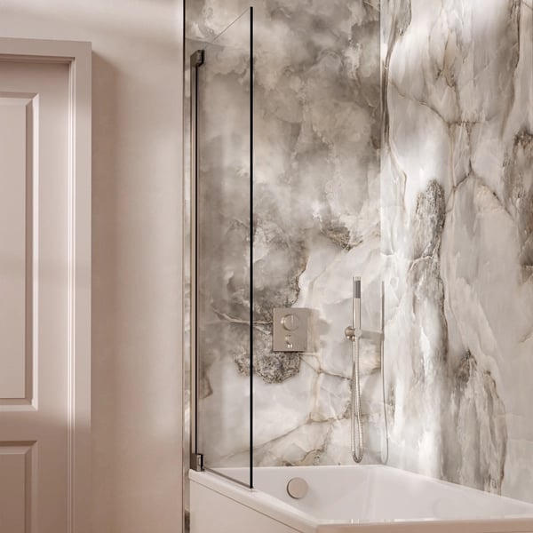 Crossbox Push Shower Set 3 with Handset & Bath Filler