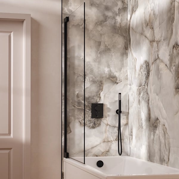 Crossbox Push Shower Set 3 with Handset & Bath Filler