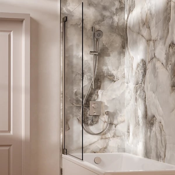 Crossbox Push Shower Set 4 with Handset & Bath Filler