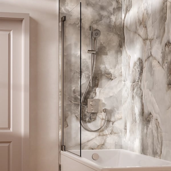 Crossbox Push Shower Set 4 with Handset & Bath Filler