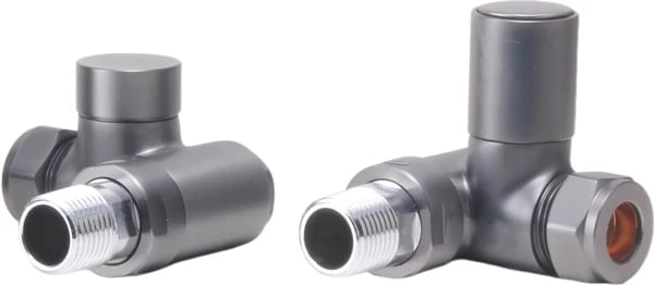 Dual Fuel Corner Radiator Valves