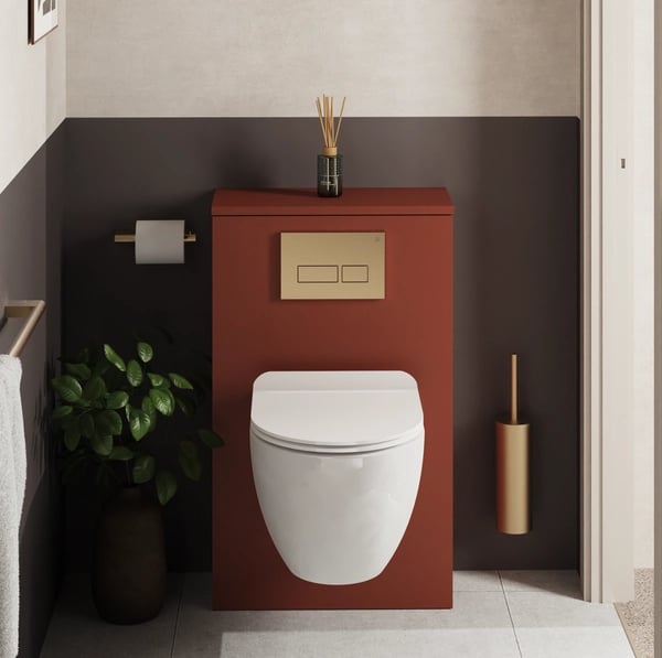Toilet Furniture Unit in Soft Clay
