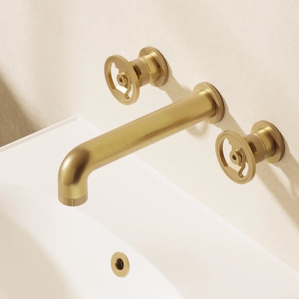Union 3 Hole Wall Basin Tap Lever Handles