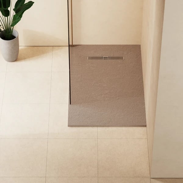 Vito Textured Rectangle Shower Tray