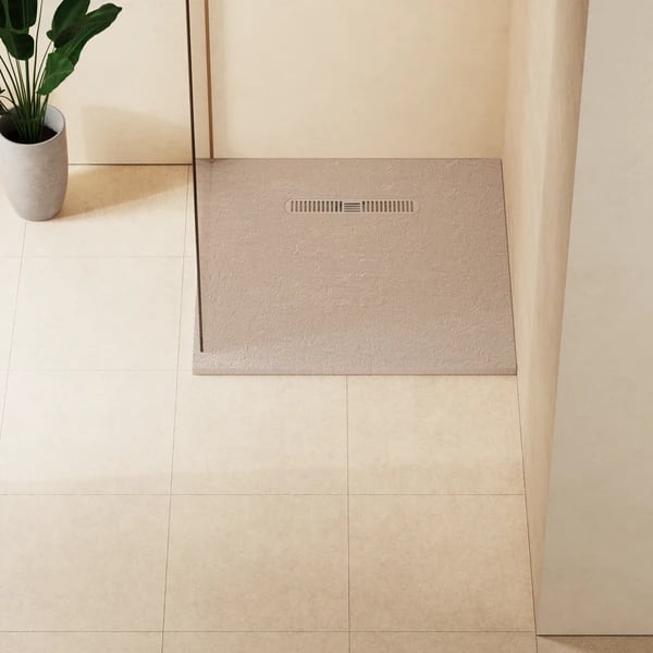 Vito Textured Square Shower Tray