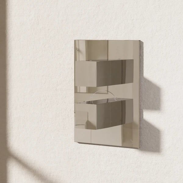 Crossbox Verge 2 Outlet Thermostatic Shower Valve